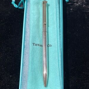 Tiffany & Co. Silver Ballpoint Pen in Iconic Blue Box